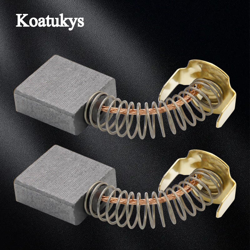 Koatukys 816768 Carbon Brush For Ridgid Craftsman R4510 R45101 MS1250 MS12501 Table Saw/Miter Saw Electric Motors Brushes Parts (2/Pack) - Image 2